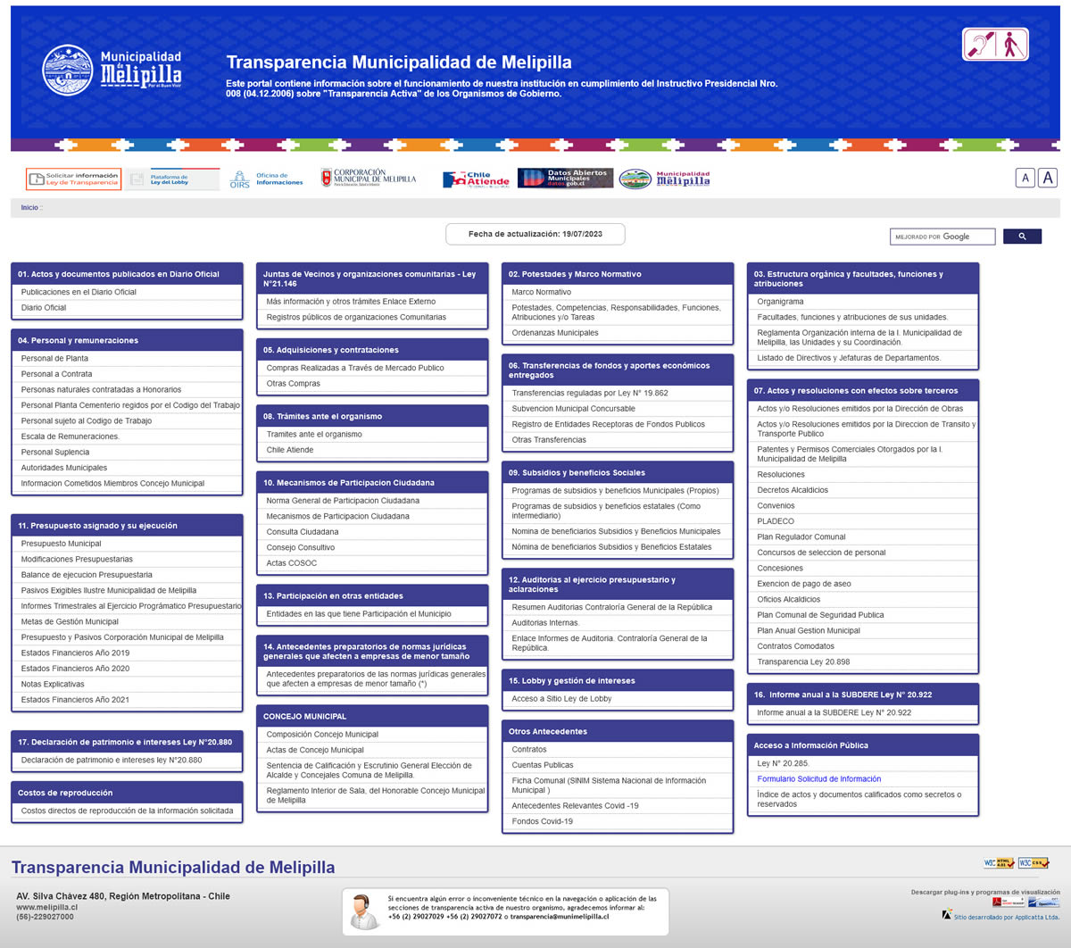 13. Transparencia Activa Melipilla