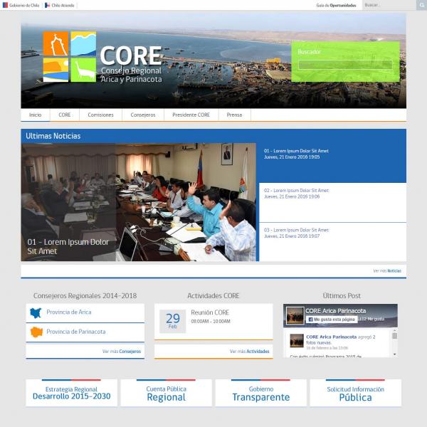20. CORE de Arica y Parinacota